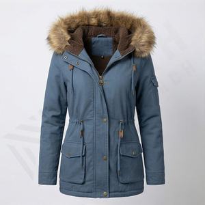 <b>Winter</b> <b>Parka</b> Jacket Women's Warm <b>Coat</b> Swim <b>Parka</b> Insulated Thermal Outerwear Heavy Duty Snow Protection Breathable Apparel Gear - Product Image 1