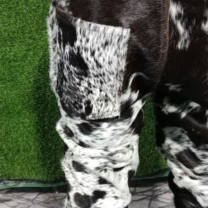 Vente en gros de pantalons en cuir pour hommes à prix réduit Pantalons en cuir de vachette coupe-vent avec logo personnalisé pour hommes - Product Image 5