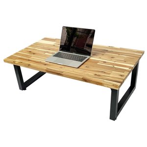 ม้านั่งพับได้สไตล์อินดัสเทรียล ขนาด 100x60 ซม. ไม้สัก หนา 25 มม. รุ่น SGD008 - Product Image 1