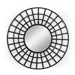 Miroir mural en métal moderne en laiton AK miroir décoratif au design attrayant fini or antique pour décor d'hôtel/ornements pour la maison - Product Image 4