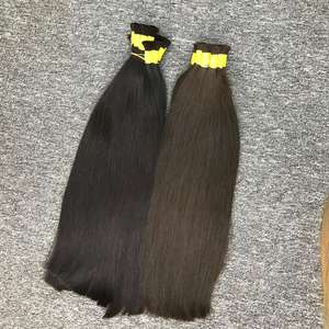 ผมต่อแบบ100% ธรรมชาติเวียดนามเครื่องยืดผมแบบไม่ผ่านกระบวนการคุณภาพตรงเนื้อผ้าทอคู่100กรัม - Product Image 6