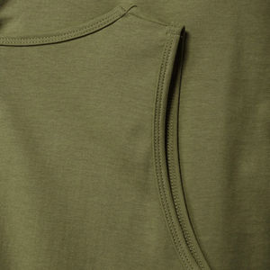 Camiseta sin mangas acanalada para gimnasio con logotipo personalizado para hombre, chaleco deportivo de entrenamiento para correr sin mangas de algodón de peso pesado hecho en Pakistán - Product Image 6