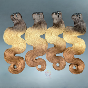 Venta al por mayor 100% cabello humano crudo vietnamita onda del cuerpo paquetes estilo de onda natural doble dibujado-vendedores de calidad - Product Image 1