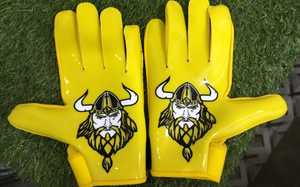 ถุงมือรับสัญญาณฟุตบอลอเมริกันเหนียวสูงทนทานแบบมืออาชีพสำหรับผู้ใหญ่เด็กมือจับระบายอากาศได้ดีป้องกันการกระแทก - Product Image 3