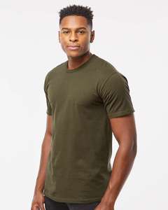 Tultex - Heavyweight Jersey T-<b>Shirt</b> Forest Breathable Custom Branded Unisex T-<b>Shirt</b> Soft Modern Fit & Short Sleeves for men - Product Image 5