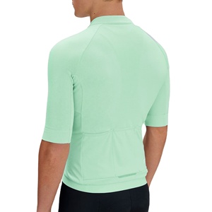 Maillot de cyclisme à fermeture éclair intégrale, compression élastique, antidérapant, en polyester et élasthanne, anti-humidité, coupe-vent 2026 - Product Image 4