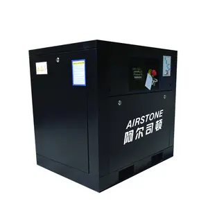 Mini Rotary Type Screw Air Compressor 11 KW 15 HP Machine Mounted With MAM 860 Controller For Industrial Use