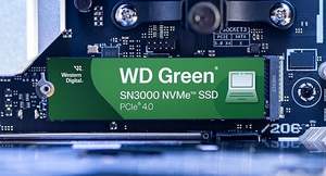 SSD ภายในแบบ NVMe รุ่น Green SN3000 ความจุ 1TB PCIe Gen4 M.2 2280 ความเร็ว 5000 MB/s ใหม่ รุ่น WDS100T4G0E - Product Image 6