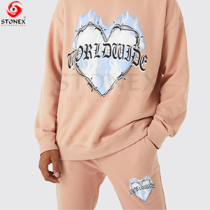 Trajes Deportivos al Por Mayor de 2 Piezas, Sudadera con Capucha y Pantalones para Hombre, Servicio OEM, Impresión de Logotipo y Diseño Personalizados - Product Image 3