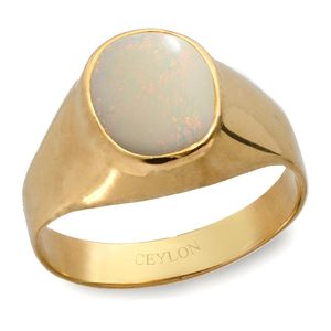 NOVAMART Fine Certified Natural <b>Opal</b> Gemstone <b>Rings</b> for Gift Occasions Wholesale Export - Product Image 1