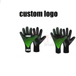 Gants de gardien de but de football en cuir épais, protection des doigts, extérieur, paume en latex antidérapante, gants de gardien de but de football - Product Image 5