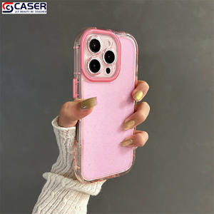 ที่ครอบป้องกันโทรศัพท์เนื้อนิ่มกันกระแทกสีพื้นสีสดใสท้องฟ้าเต็มไปด้วยดวงดาวเบาะอากาศกึ่งโปร่งใสป้องกันการกระแทกสำหรับ Iphone16 15 14 - Product Image 1