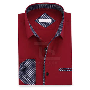 Vêtements de mode couleur unie hommes chemises boutonnées vêtements d'été fabriqués au Pakistan chemises décontractées - Product Image 3