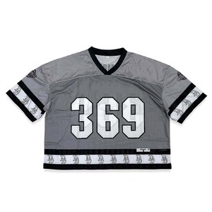 OEM Custom American <b>Football</b> Jersey American Loose Rugby Striped <b>Retro</b> Racing Summer Mesh Jersey v-neck <b>Retro</b> jersey - Product Image 2