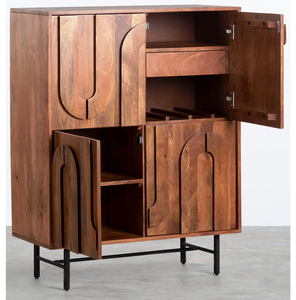 ตู้ไม้มะม่วงแข็งแบบเก่าหรูหราขยายได้ตู้ลิ้นชักได้สำหรับโรงพยาบาลบ้านเฟอร์นิเจอร์ภายในบ้าน - Product Image 4