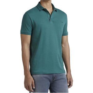 Polo de hombre de algodón 100% al por mayor, camisetas polo de hombre de manga corta antiarrugas de color personalizado, ropa informal de verano, novedad - Product Image 1