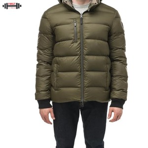 Veste matelassée en toile respirante de haute qualité, coupe régulière, délavée, pour homme, facile à laver, vente personnalisée - Product Image 4