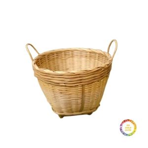 Cesta Tejida de Bambú Hecha a Mano por Artesanos Vietnamitas para Frutas, Verduras y Decoración - Product Image 6