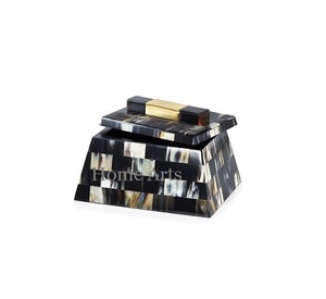 Bois et vadrouille travail affichage boîte de rangement forme rectangulaire taille personnalisée collier Bracelet boucle d'oreille boîte à bijoux - Product Image 6