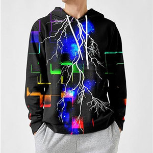 เสื้อฮู้ดขนแกะสำหรับผู้ชายพิมพ์ลาย3D โลโก้ที่ปรับแต่งได้สำหรับฤดูหนาวดีไซน์ล่าสุดรูปแบบของแข็งย้อมสีเรียบจำนวนมาก - Product Image 3