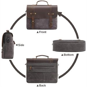 Sac de bureau en cuir véritable pour hommes à bas prix sac en cuir OEM d'affaires de haute qualité Logo personnalisé - Product Image 5