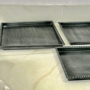 ถาดเก็บของโลหะสีดำทรงสี่เหลี่ยม,ถาดใส่ชาโต๊ะเครื่องสำอางแต่งหน้าเครื่องประดับสำหรับตกแต่งบ้าน - Product Image 4