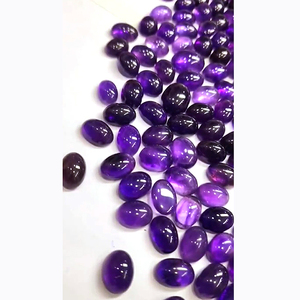 240 piezas de amatista natural 14x10mm cabujón ovalado 1660 CT lote Iroc ventas piedras preciosas sueltas - Product Image 4