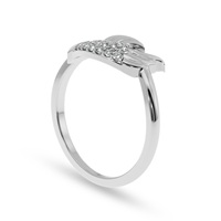 Anillo de diamante cultivado en laboratorio, oro de 14K, anillo de compromiso con engaste de puntas, diamante de corte brillante, certificado IGI INGEMCO, estilo clásico, ajustable.
