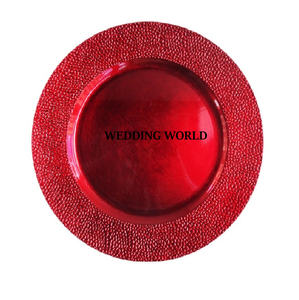 Assiette de présentation ronde de qualité supérieure, plateau de chocolat de table du Ramadan fait à la main, dernière collection d'assiettes de présentation fantaisie - Product Image 5