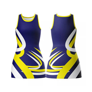 Uniforme de Netball con Diseño Nuevo en Oferta, 100% Poliéster, Ligero, Transpirable, de Secado Rápido, con Logotipo Personalizado, Ropa Deportiva para Mujer - Product Image 1