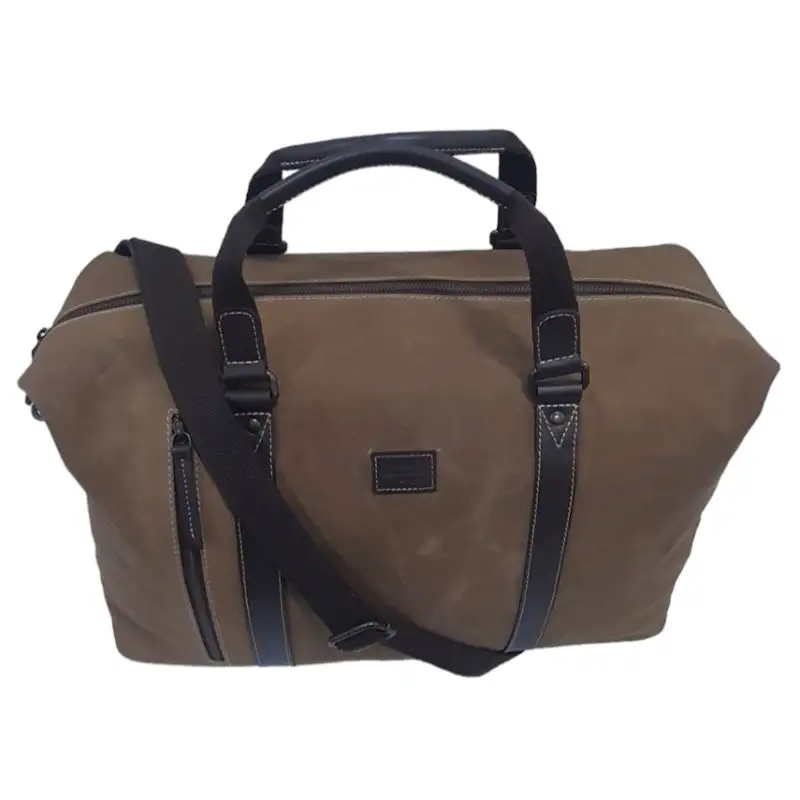 Handcrafted Ocean Canvas Holdall Very Light Weight Web Strap Front Cross Pocket Available for Bulk Export from India