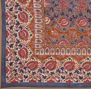 Colcha de Algodón con Diseño Jaipuri Hecha a Mano de Alta Calidad, Colcha con Diseño Étnico Estampado a Mano para Decoración del Hogar - Product Image 4