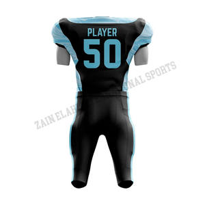 ชุดเสื้อเจอร์ซีย์อเมริกันฟุตบอลชุดสั้นเสื้อฝึกซ้อมระบายอากาศได้ดีดีไซน์ตามสั่ง - Product Image 3