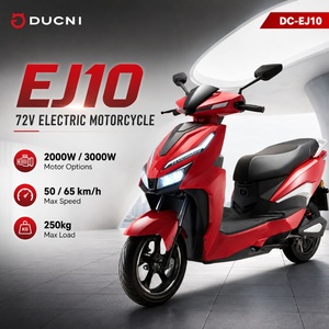 Scooter électrique DUCNI 72V 2000W 3000W avec moteur de moyeu de 12 pouces, moto électrique pour la mobilité urbaine - Product Image 1