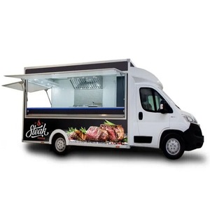 Food Trailer Tow Bar Truck Stainless Steel Street Vending Fully Catering Equipped Mobile Kitchen <b>Box</b> Car hotdog <b>pizza</b> Source - Product Image 2