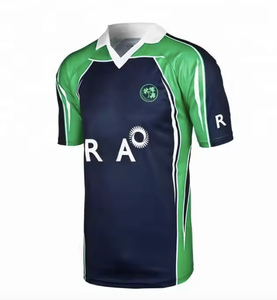 Camiseta de equipo de críquet personalizada con logotipo bordado, diseño de talla grande, camiseta de equipo de críquet - Product Image 2