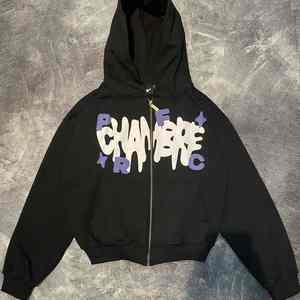 DTF เสื้อฮู้ดพิมพ์ลาย DTF เสื้อสวมหัวผ้าคอตตอนผ้าฟลีซทนทานพิมพ์ลายสีสันสดใสเสื้อผ้าแฟชั่น - Product Image 5