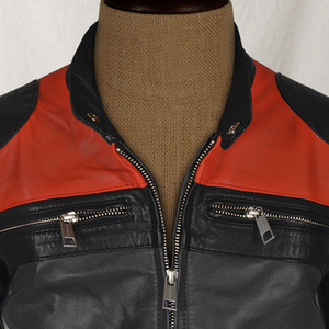 Veste en cuir de course moto pour homme de haute qualité, nouveau style avec logos personnalisés, veste en cuir très vendue pour homme - Product Image 4