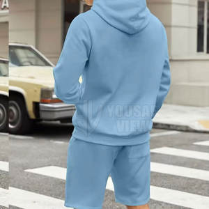 Ensemble court à capuche pour hommes de qualité supérieure Design unique et dernier style grande taille été imprimé Fabriqué au Pakistan - Product Image 6