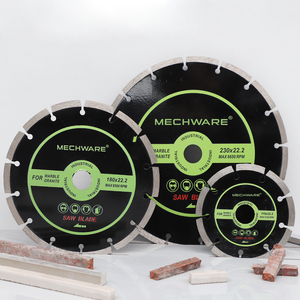 Mechware lưỡi cưa kim cương công nghiệp đĩa cắt phân đoạn lưỡi cưa để cắt bê tông, đá granit, đá cẩm thạch, đá - Product Image 3