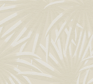 ทำในเยอรมนี-ม้วนวอลล์เปเปอร์ใบปาล์มสีเบจสีขาว-ไม่ทอไวนิล-วอลล์เปเปอร์ตกแต่งบ้านที่ทันสมัย-10,05x0,53เมตร - Product Image 6