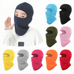 หน้ากากสกี Balaclava Skimask หมวกกันน็อคขี่จักรยานสำหรับเด็กผ้าซับในพิมพ์ความเย็นแบบกำหนดเอง - Product Image 1
