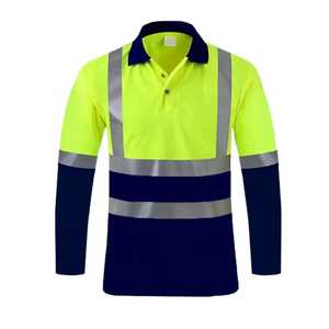 Chemises de travail réfléchissantes à manches longues personnalisées avec logo, pour le trafic routier, l'industrie minière, la construction, uniforme de travail haute visibilité - Product Image 5