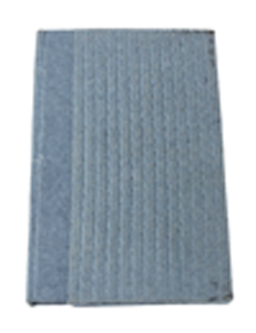 Papier de coton recyclé relié à la main couverture texturée en denim bleu pour cahiers journal intime fait à la main pour hommes et femmes - Product Image 1