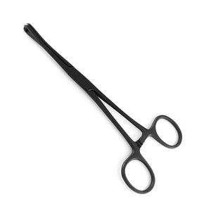 Pinza de Pennington con revestimiento de titanio negro de MEDIHEAL SURGICAL CORPORATION, con ranura (extremo cerrado), 16 cm, alta calidad - Product Image 1