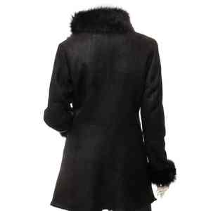 แจ็กเก็ตหนังแกะของผู้หญิงแจ็กเก็ตหนังสีทึบดีไซน์ไม่เหมือนใครสำหรับผู้หญิงแจ็กเก็ตผู้หญิงดีไซน์โลโก้ OEM - Product Image 5