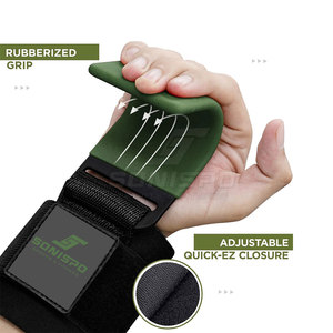 ตะขอขุมพลังยกน้ำหนักสำหรับยิมทนทานพร้อมสายรัดอุปกรณ์ออกกำลังกายทำจากไนลอนออกแบบโลโก้ได้ตามต้องการ - Product Image 4