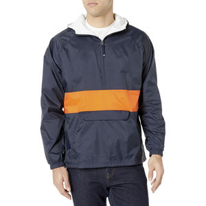 Veste de pluie pour hommes de haute qualité dans le nouveau style High Street à capuche avec décoration brodée en gros pour la saison du printemps - Product Image 1