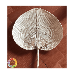 ราคาที่ดีที่สุดพัดลมมือใบปาล์ม, ต้นกำเนิดเวียดนาม, มีหลายสีที่สง่างามสำหรับการตกแต่งที่สมบูรณ์แบบสำหรับฤดูร้อน - Product Image 2