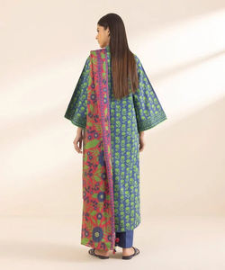 2025 alta calidad bordado completo mujeres césped y algodón vestido conjuntos venta al por mayor fábrica algodón Shalwar Kameez conjunto servicio OEM - Product Image 5